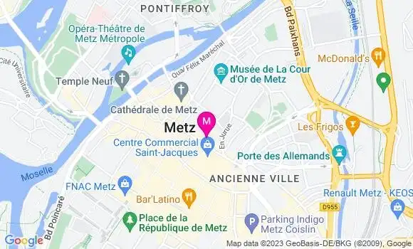 Localisation Sandwicherie Nera