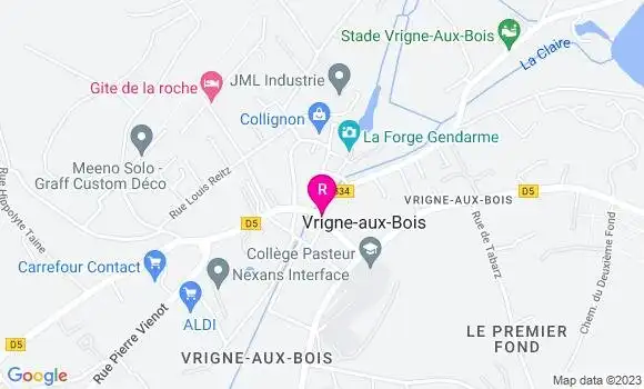 Localisation Restaurant  Vrign