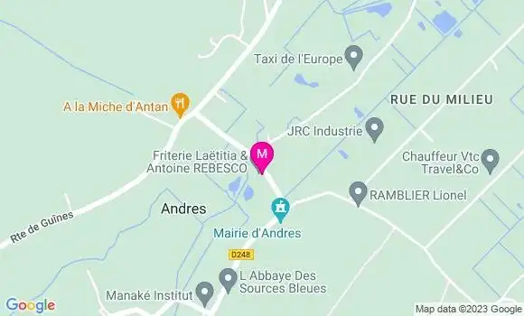 Localisation Restaurant  Laëtitia et Antoine Rebesco