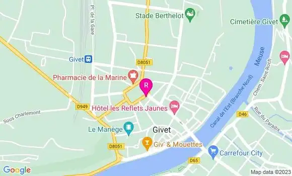 Localisation Restaurant  O