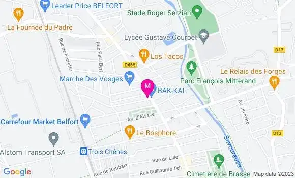 Localisation Restaurant  Le Tamarin