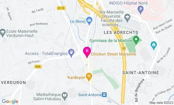 Localisation Restaurant  Chicken Street