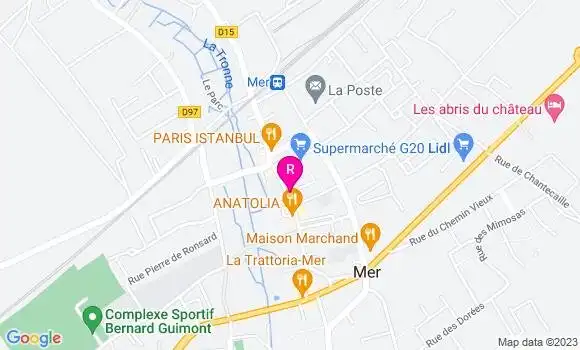 Localisation Restaurant  Le Pacha