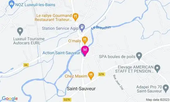 Localisation Restaurant  O