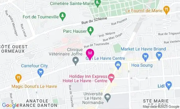 Localisation Restaurant  Lamira 117