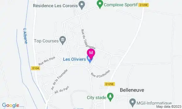 Localisation Restaurant Bar Le Galopin
