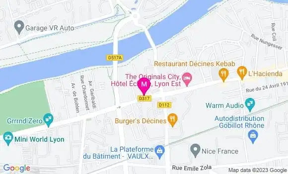 Localisation Vaulx Kebabs