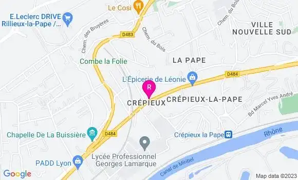 Localisation Restaurant  Le Sesame
