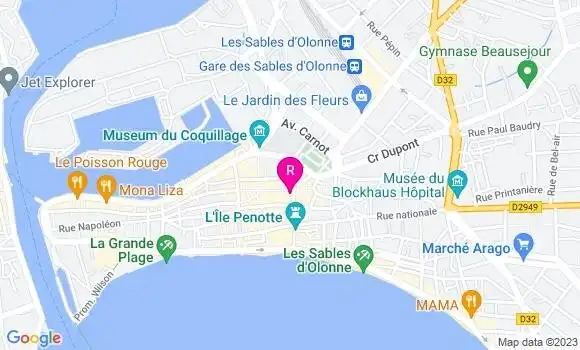 Localisation Restaurant  Du Bocage à l