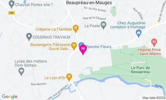 Localisation Restaurant  La Fontaine