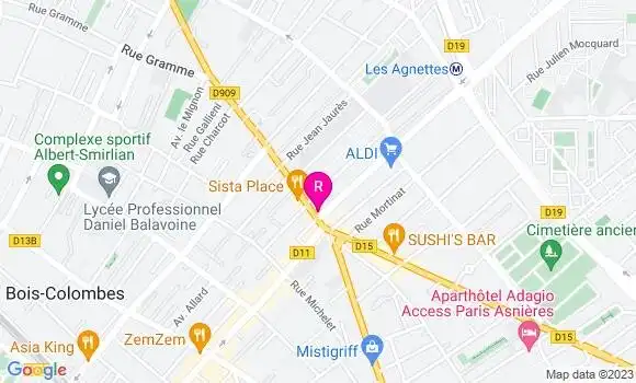 Localisation Pizzeria 555 Pizza