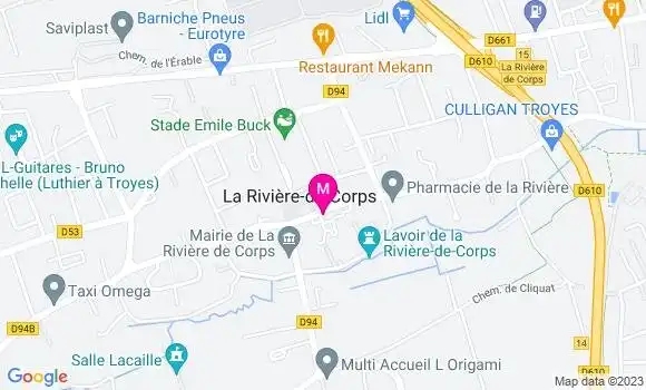 Localisation Restaurant Bar Le Ricor