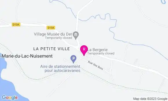 Localisation Pizzeria La Bergerie