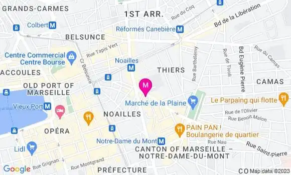 Localisation Restaurant  Le Cercle