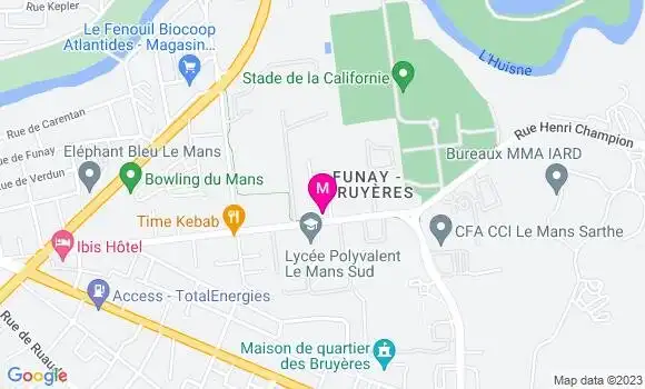 Localisation Restaurant  O