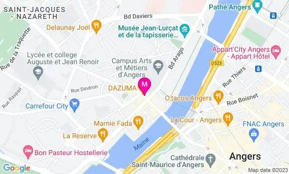 Localisation Kebab Le Quai Bab d