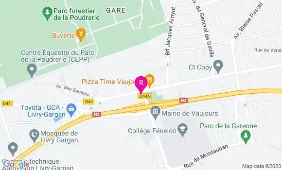 Localisation Restaurant Bar Le Brazza