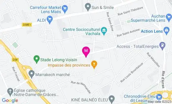 Localisation Pizzeria Pizza Royale Nini