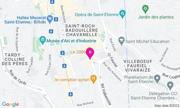 Localisation Restaurant Snack Snack Saint Roch
