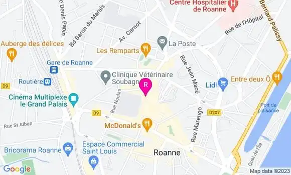 Localisation Restaurant  L
