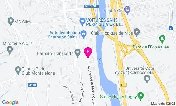 Localisation Restaurant  Le Bistruck