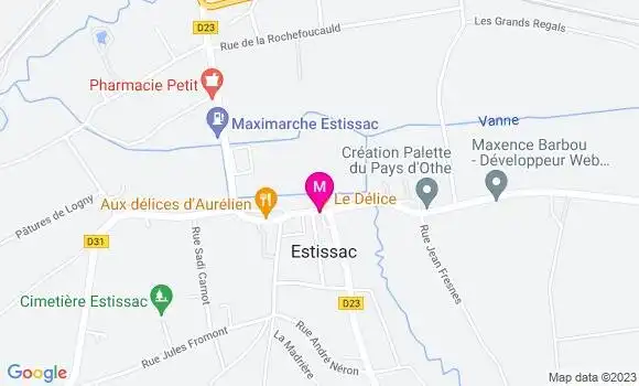 Localisation Restaurant  Le Délice