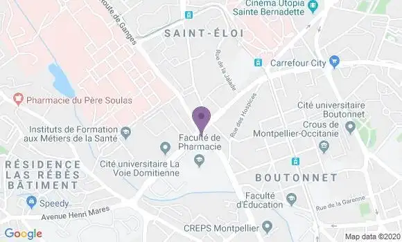 Localisation Restaurant  La Faluche