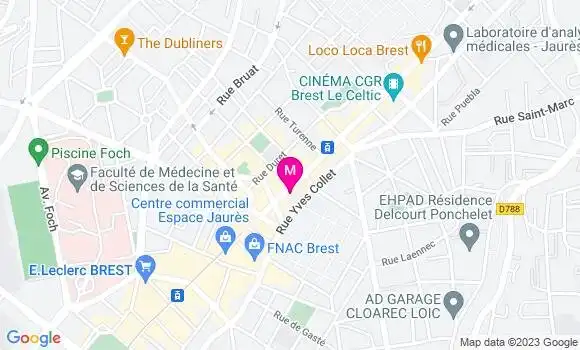 Localisation Restaurant  O