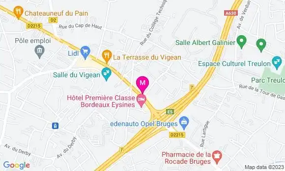 Localisation Restaurant  Les P