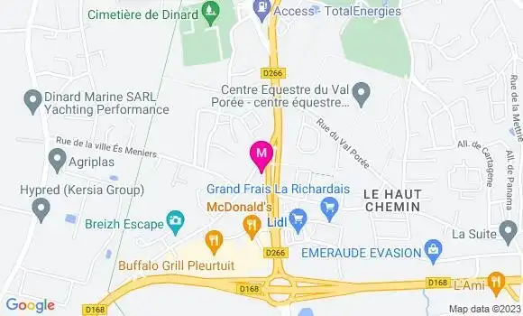 Localisation Restaurant  Grand Buffet 35