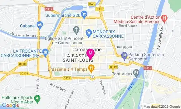 Localisation Restaurant  Les Canailles
