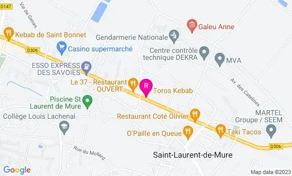 Localisation Kebab Toros