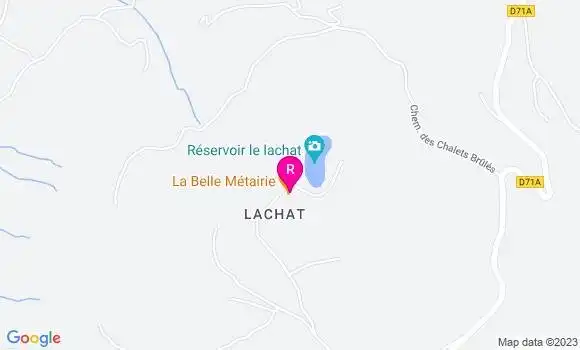 Localisation Restaurant  La Belle Métairie