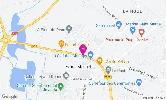 Localisation Fast Food Le Miam