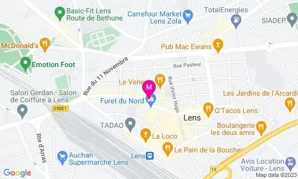 Localisation Restaurant Asiatique Etoile d