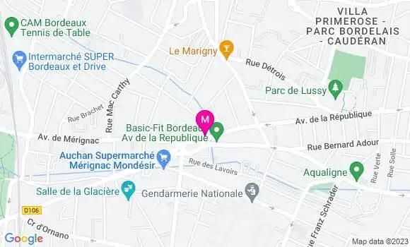Localisation Restaurant  Ô P