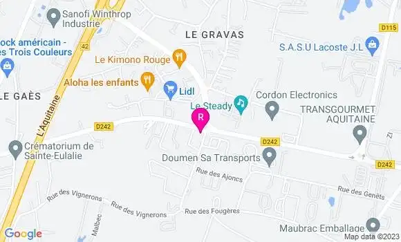Localisation Restaurant  Firmin