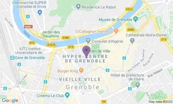 Localisation Restaurant  Le Beguin