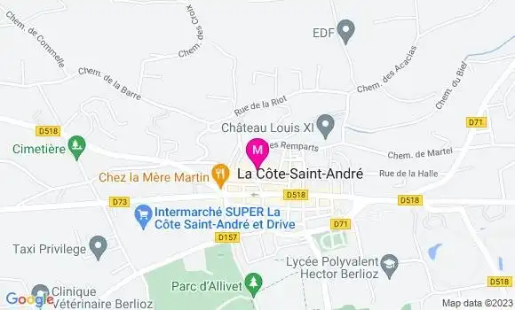 Localisation Pizzeria Mama Pizza