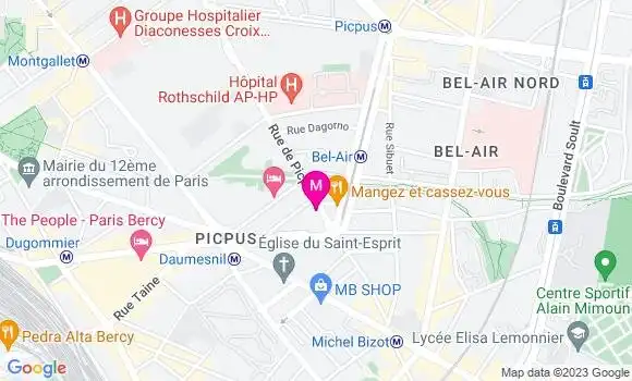 Localisation Restaurant  Nouvelle Amitié