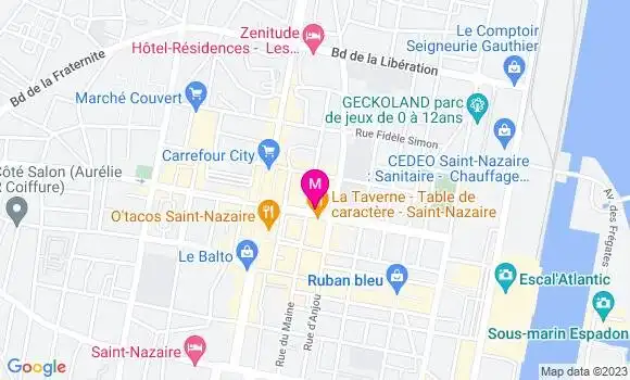 Localisation Pizzeria Pizza Hut