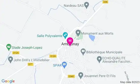 Localisation Pizzeria Sur un Air de Pizza