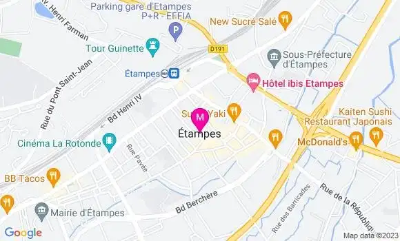 Localisation Restaurant  Nomade Halte