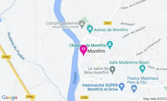 Localisation Restaurant  La Frite Belge