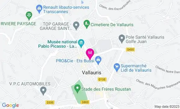 Localisation Restaurant  Le Valet