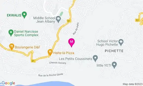 Localisation Restaurant  La Tour de Pizz