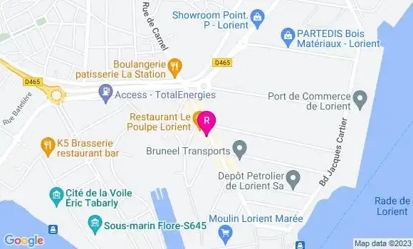 Localisation Restaurant  Pizza l
