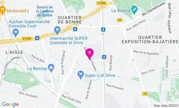 Localisation Pizzeria Maes
