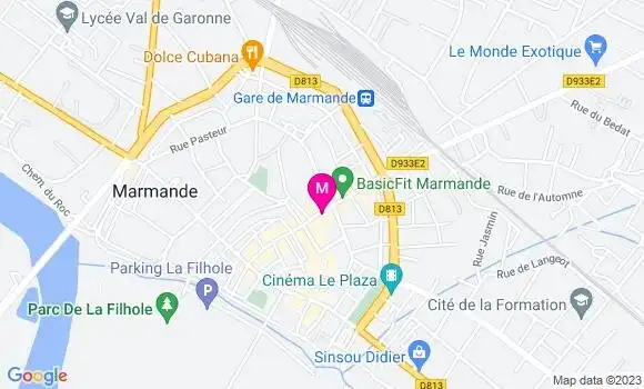 Localisation Restaurant Snack Snack de la Fontaine
