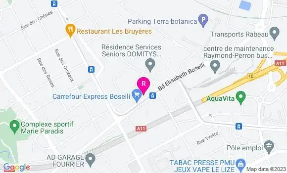 Localisation Restaurant  Les Saveurs du Soleil et d